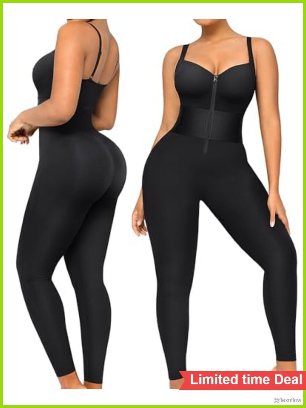 SHAPELLX Tummy Control Butt Lifting Jumpsuit Shapewear Romper Women